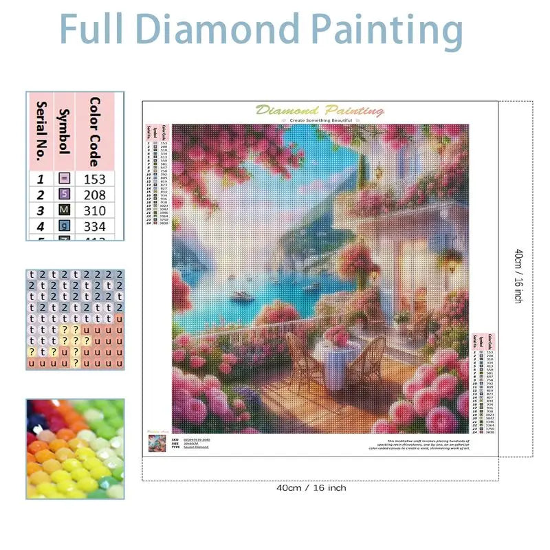 Seascape House Diamond Painting Kit