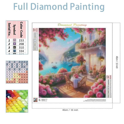 Seascape House Diamond Painting Kit