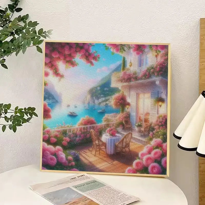 Seascape House Diamond Painting Kit