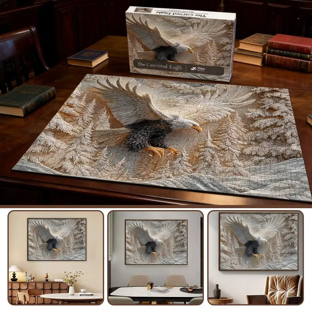 3D Eagle 1000pc Jigsaw Puzzle