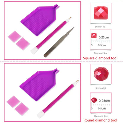 Lion King Of The Jungle Diamond Painting Kit