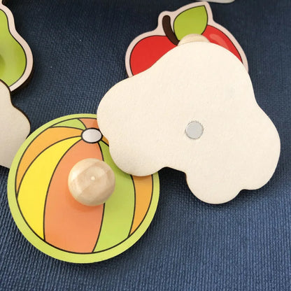 Montessori Wooden Educational Learning Magnet Puzzle
