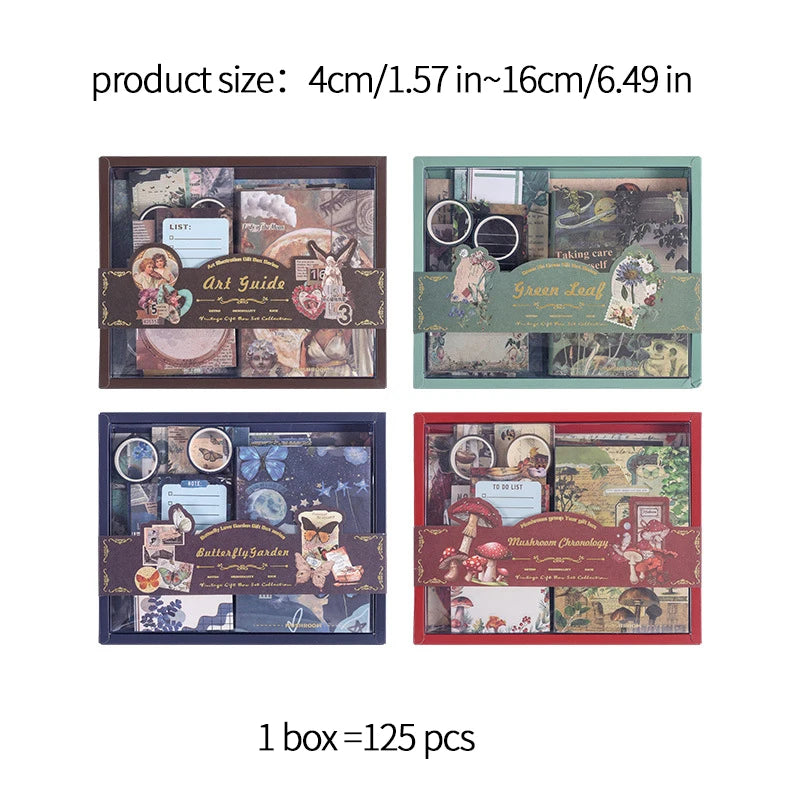 Vintage Bullet Journal Scrapbooking Sets