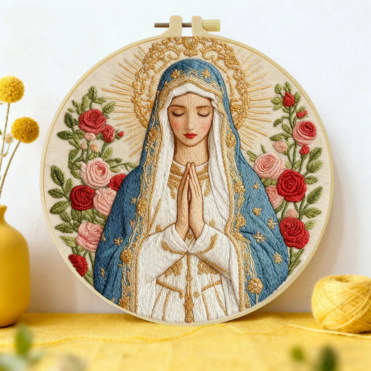 The Virgin Mary Religion Embroidery Cross Stitch Sewing Kit