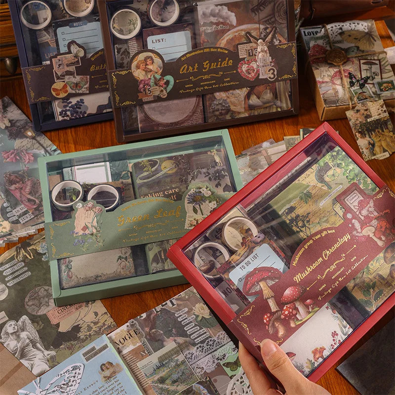 Vintage Bullet Journal Scrapbooking Sets