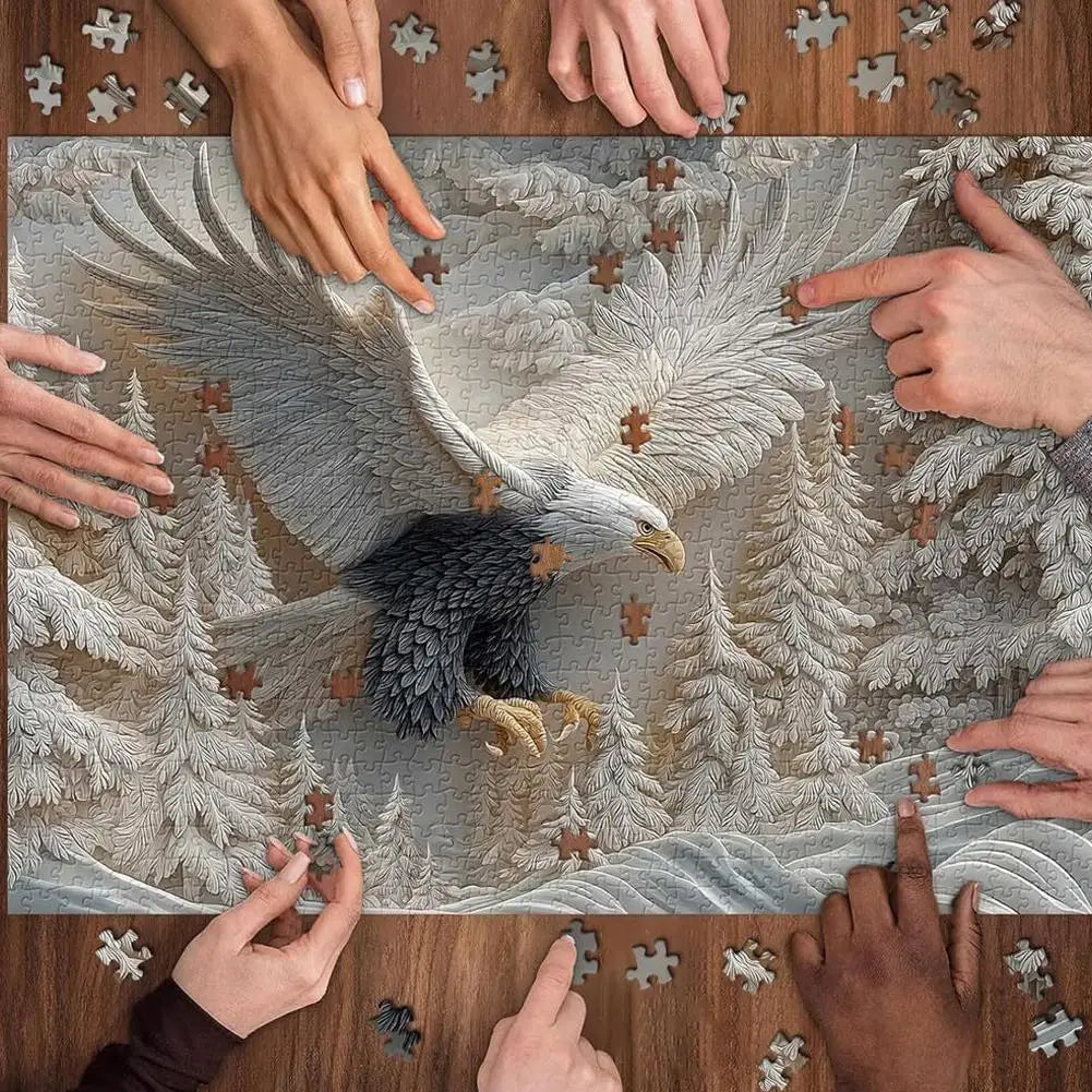 3D Eagle 1000pc Jigsaw Puzzle