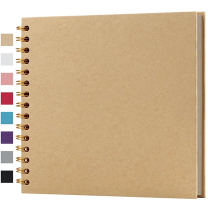 Hardcover Kraft Paper 8x8 Inch Scrapbook Album