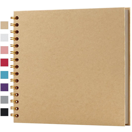 Hardcover Kraft Paper 8x8 Inch Scrapbook Album