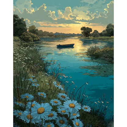 Forest Landscape Paint By Numbers Kits