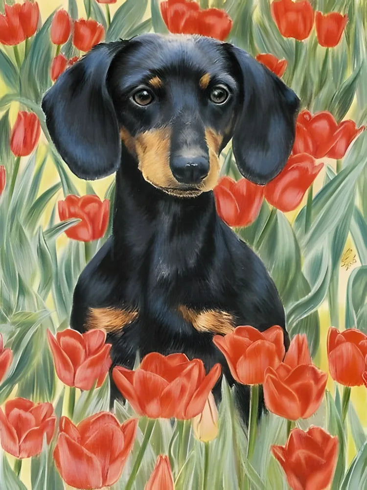 Dachshund Diamond Painting Kits