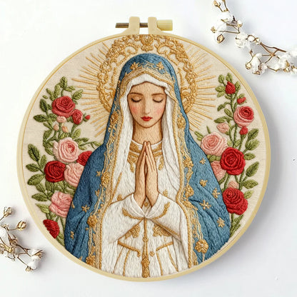 The Virgin Mary Religion Embroidery Cross Stitch Sewing Kit