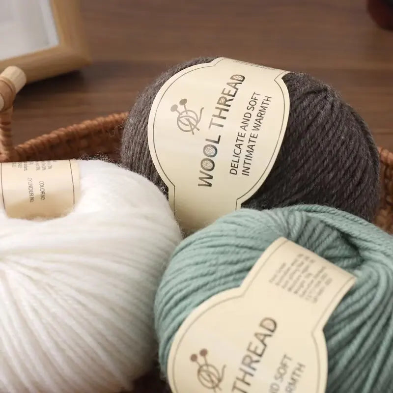 Medium Coarse Combed Alpaca Wool Yarn Balls 10 Pack