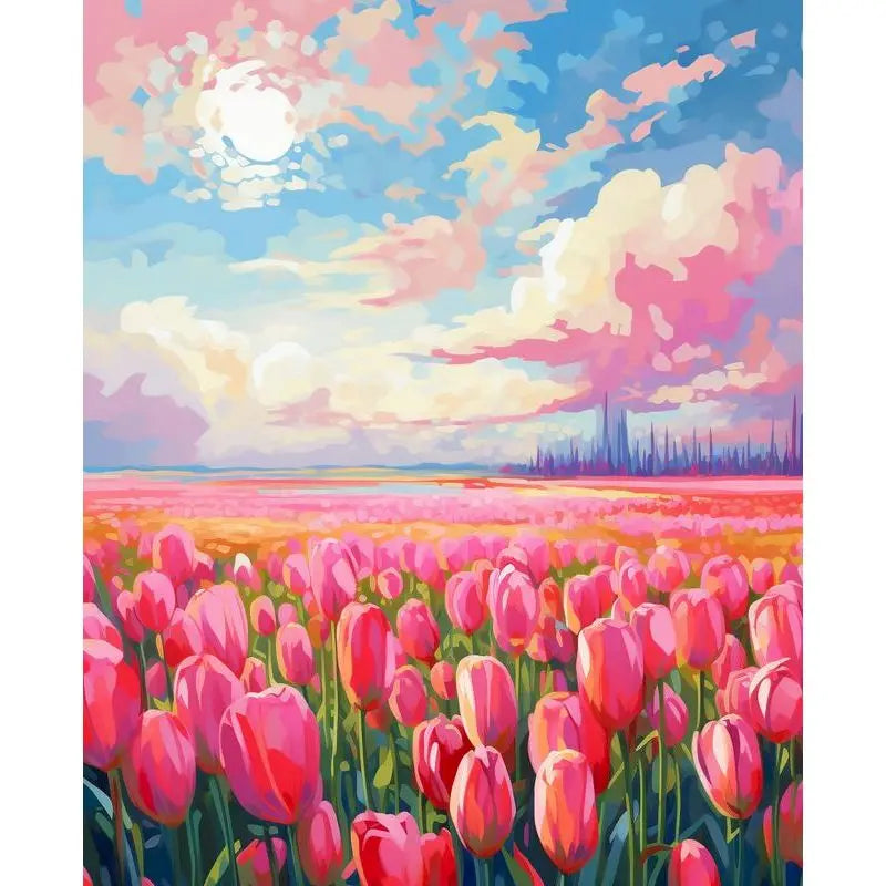 Oil Painting Landscape Paint By Numbers Kits