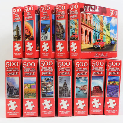 Various Landscape 500pc Jigsaw Puzzles