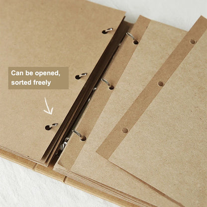 Retro Kraft Paper Loose-leaf Scrapbook Album