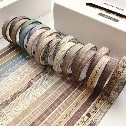 20 Rolls Vintage Scrapbooking Washi Tape
