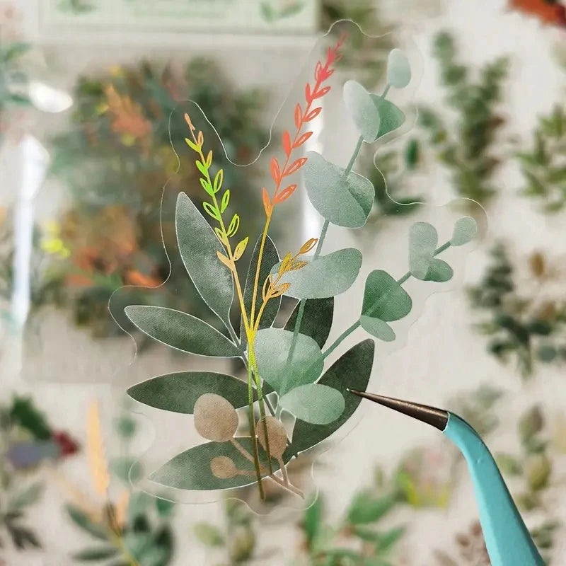 40pcs Roaming Dreams Vintage Floral Scrapbooking Stickers