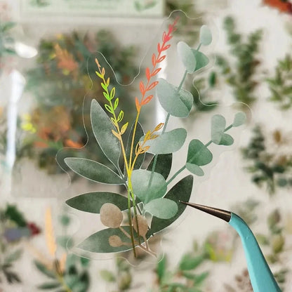 40pcs Roaming Dreams Vintage Floral Scrapbooking Stickers