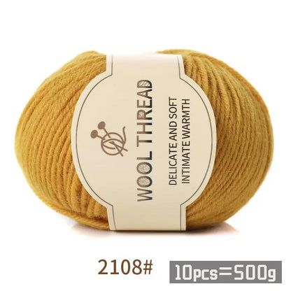 Medium Coarse Combed Alpaca Wool Yarn Balls 10 Pack
