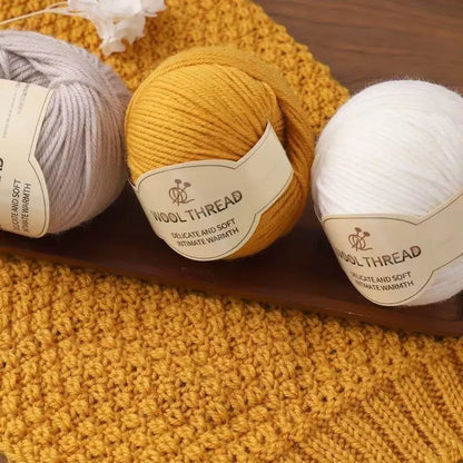 Medium Coarse Combed Alpaca Wool Yarn Balls 10 Pack