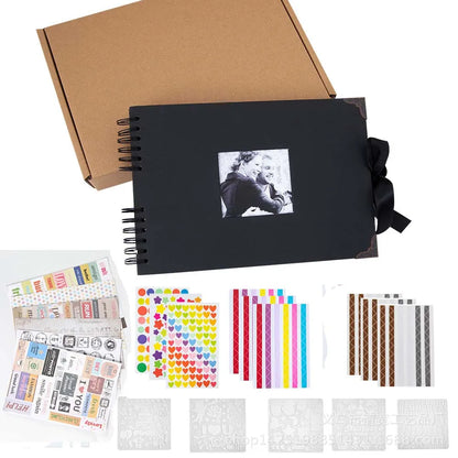 Hardcover Scrapbook Album With Square Window Set