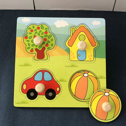 Montessori Wooden Educational Learning Magnet Puzzle