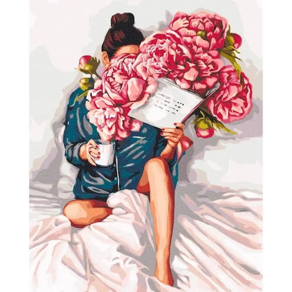 Women & Flowers Paint By Numbers Kits