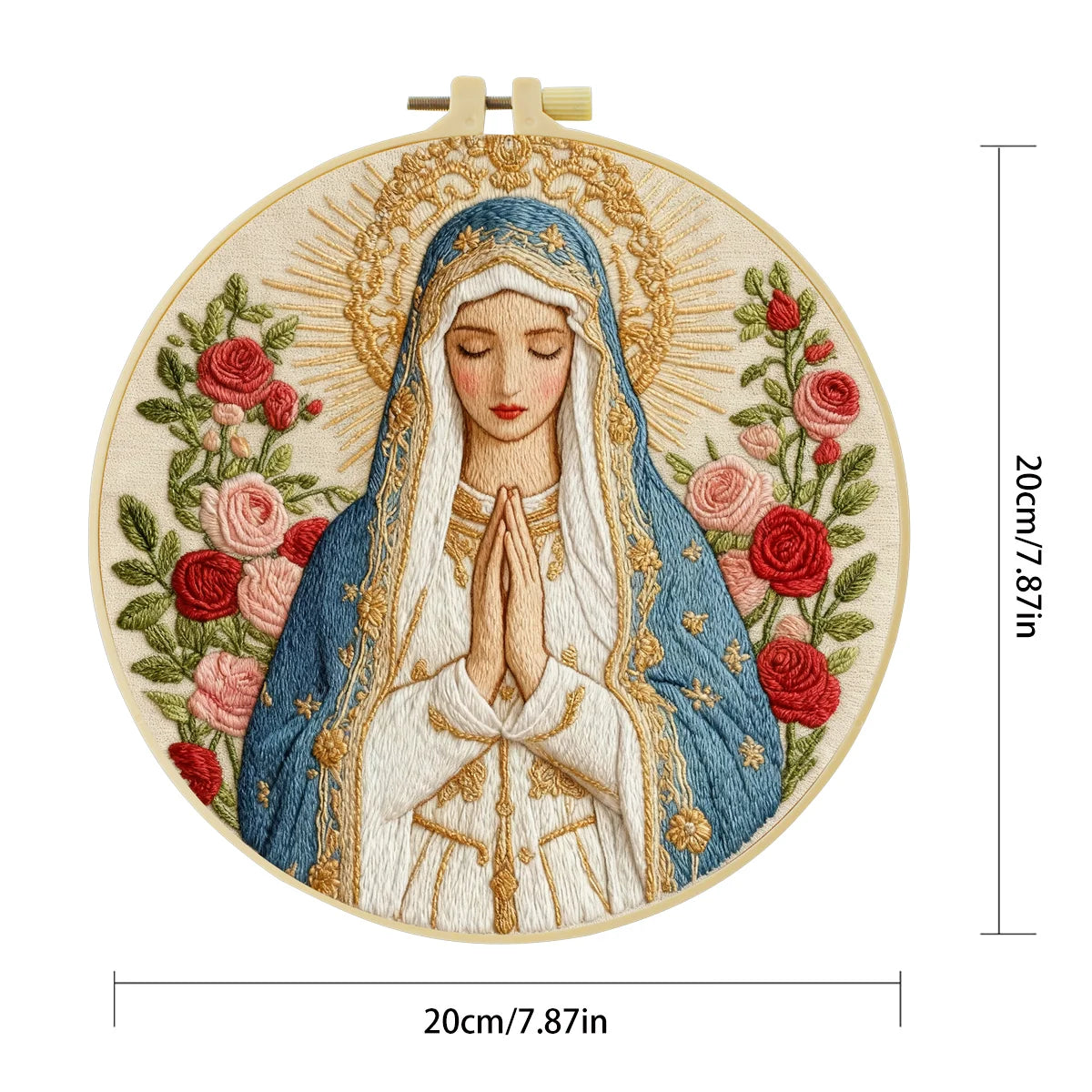 The Virgin Mary Religion Embroidery Cross Stitch Sewing Kit