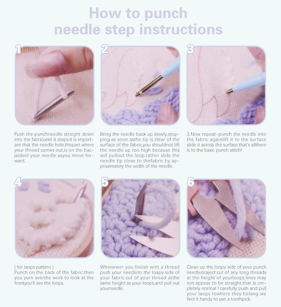 Scenery Punch Needle Embroidery Kits