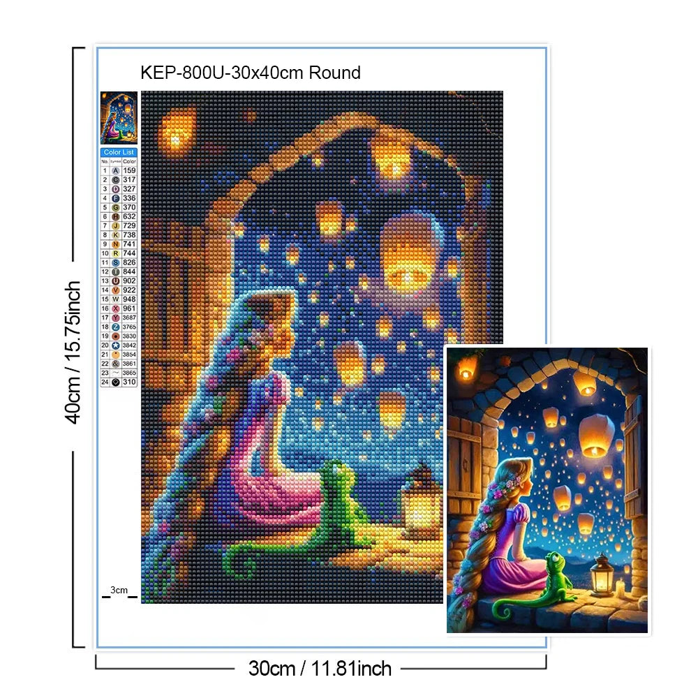 Disney Princess Rapunzel Diamond Painting Kit